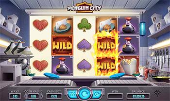 Penguin City Slot Machine Screenshot